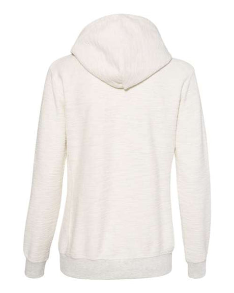 J. America Women's French Terry Sport Lace Scuba Hooded Pullover J. America