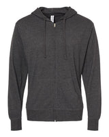 Independent Trading Co. Men's Lightweight Jersey Full-Zip Hooded T-Shirt Independent Trading Co.