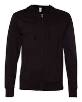 Independent Trading Co. Men's Lightweight Jersey Full-Zip Hooded T-Shirt Independent Trading Co.