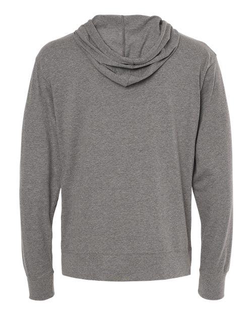 Independent Trading Co. Men's Lightweight Jersey Full-Zip Hooded T-Shirt Independent Trading Co.
