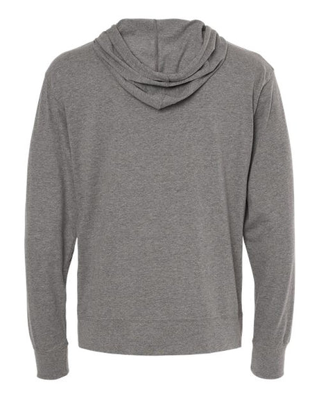 Independent Trading Co. Men's Lightweight Jersey Full-Zip Hooded T-Shirt Independent Trading Co.