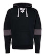 J. America Men's Sport Lace Colorblocked Fleece Hooded Sweatshirt J. America