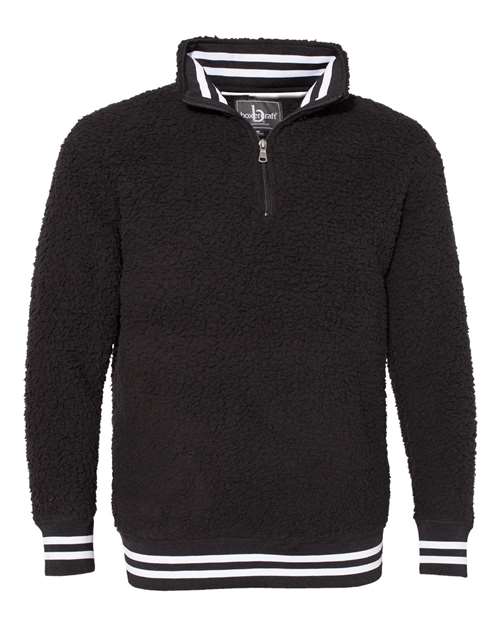 Boxercraft Men's Varsity Sherpa Quarter-Zip Pullover Boxercraft