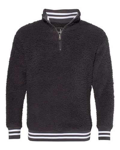 Boxercraft Men's Varsity Sherpa Quarter-Zip Pullover