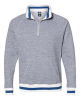 J. America Peppered Fleece Quarter-Zip Sweatshirt J. America
