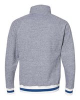 J. America Peppered Fleece Quarter-Zip Sweatshirt J. America