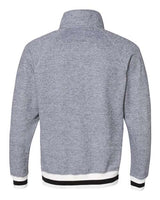 J. America Peppered Fleece Quarter-Zip Sweatshirt J. America