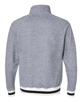 J. America Peppered Fleece Quarter-Zip Sweatshirt J. America