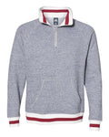 J. America Peppered Fleece Quarter-Zip Sweatshirt J. America