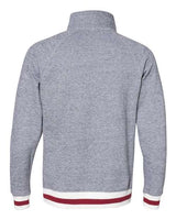 J. America Peppered Fleece Quarter-Zip Sweatshirt J. America