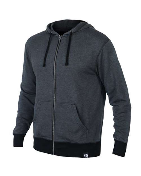 Quikflip Men's 2-in-1 Hero Hoodie Classic Full-Zip Quikflip