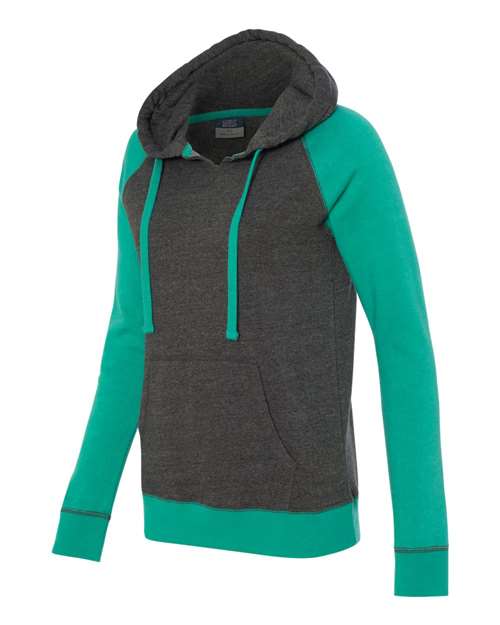 MV Sport Women's Harper Raglan Hooded Sweatshirt MV Sport