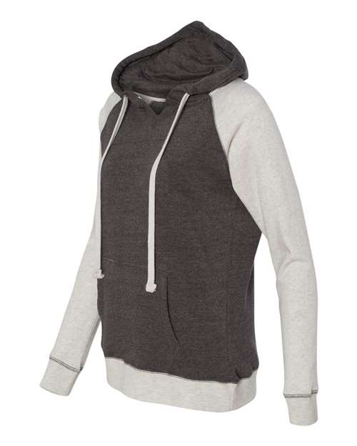 MV Sport Women's Harper Raglan Hooded Sweatshirt MV Sport