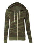 Alternative Women's Adrian Eco-Fleece Full-Zip Hooded Sweatshirt Alternative