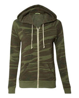 Alternative Women's Adrian Eco-Fleece Full-Zip Hooded Sweatshirt Alternative
