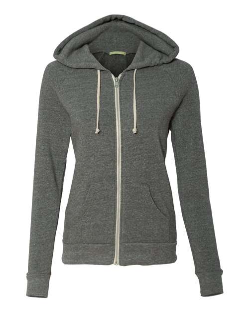 Alternative Women's Adrian Eco-Fleece Full-Zip Hooded Sweatshirt Alternative