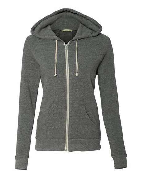 Alternative Women's Adrian Eco-Fleece Full-Zip Hooded Sweatshirt Alternative