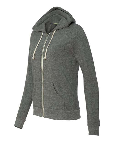 Alternative Women's Adrian Eco-Fleece Full-Zip Hooded Sweatshirt Alternative