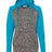 J. America Women's Colorblocked Cosmic Fleece Hooded Sweatshirt J. America