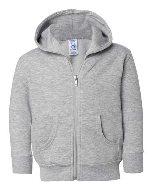 Rabbit Skins Toddler's Full-Zip Fleece Hooded Sweatshirt Rabbit Skins