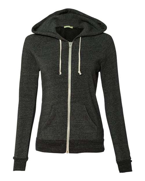 Alternative Women's Adrian Eco-Fleece Full-Zip Hooded Sweatshirt Alternative