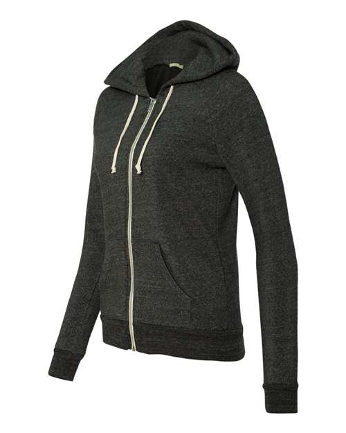 Alternative Women's Adrian Eco-Fleece Full-Zip Hooded Sweatshirt Alternative