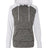J. America Women's Colorblocked Cosmic Fleece Hooded Sweatshirt J. America