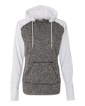 J. America Women's Colorblocked Cosmic Fleece Hooded Sweatshirt J. America