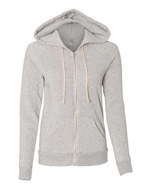 Alternative Women's Adrian Eco-Fleece Full-Zip Hooded Sweatshirt Alternative