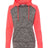 J. America Women's Colorblocked Cosmic Fleece Hooded Sweatshirt J. America