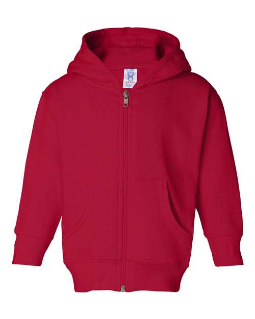 Rabbit Skins Toddler's Full-Zip Fleece Hooded Sweatshirt Rabbit Skins