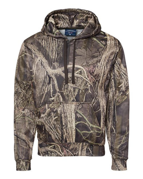 J. America Polyester Tailgate Hooded Sweatshirt J. America