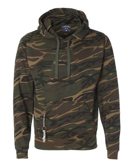 J. America Polyester Tailgate Hooded Sweatshirt J. America