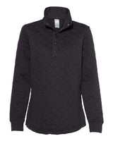 J. America Women's Quilted Snap Pullover J. America