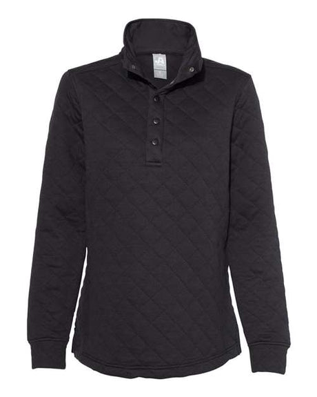 J. America Women's Quilted Snap Pullover J. America