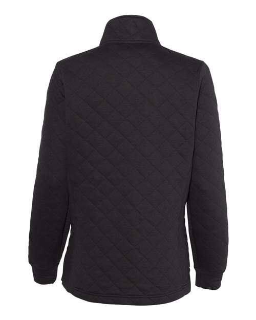 J. America Women's Quilted Snap Pullover J. America