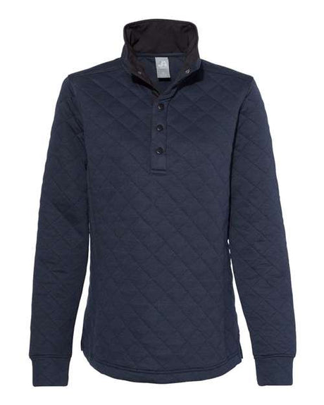J. America Women's Quilted Snap Pullover J. America