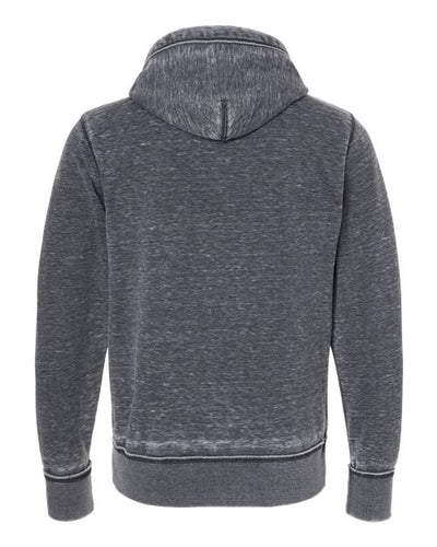 J. America Men's Vintage Zen Fleece Full-Zip Hooded Sweatshirt