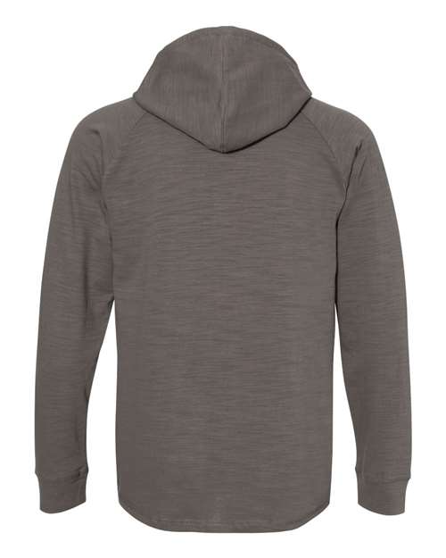 J. America Vintage Slub Knit Hooded Long Sleeve Pullover