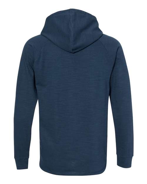 J. America Vintage Slub Knit Hooded Long Sleeve Pullover