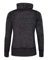 J. America Women's Zen Fleece Cowl Neck Sweatshirt J. America