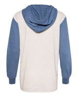 MV Sport Women's French Terry Hooded Pullover with Colorblocked Sleeves MV Sport
