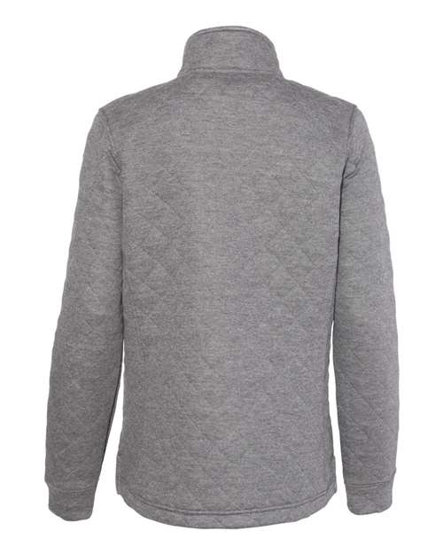 J. America Women's Quilted Snap Pullover J. America