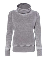 J. America Women's Zen Fleece Cowl Neck Sweatshirt J. America