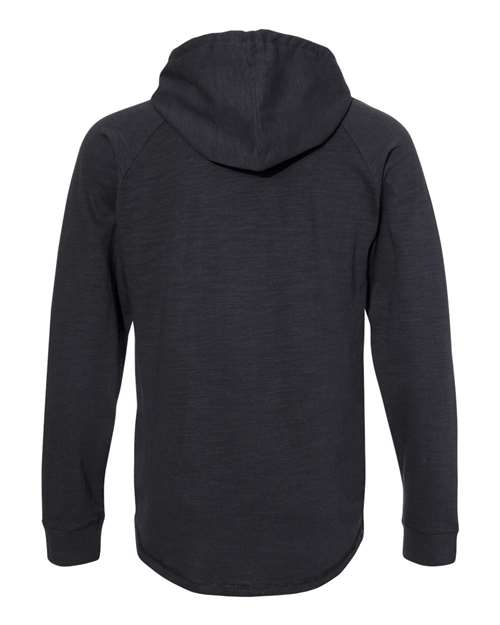 J. America Vintage Slub Knit Hooded Long Sleeve Pullover
