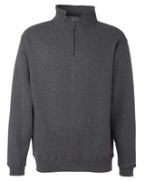 J. America Men's Heavyweight Fleece Quarter-Zip Sweatshirt J. America