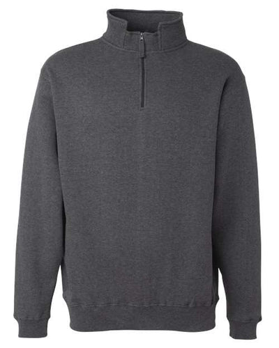 J. America Men's Heavyweight Fleece Quarter-Zip Sweatshirt