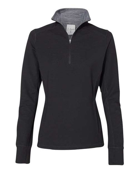 J. America Women's Omega Stretch Quarter-Zip Pullover J. America