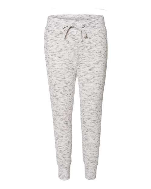 J. America Women's Melange Fleece Joggers J. America