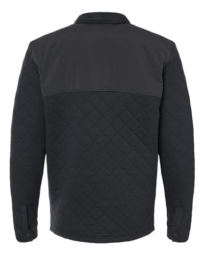J. America Men's Quilted Jersey Shirt Jacket